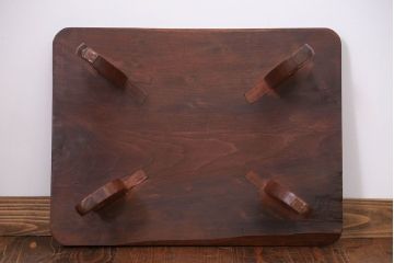 【ご成約済】檜材!脚のデザインが素敵な小さな机(加工費込み)