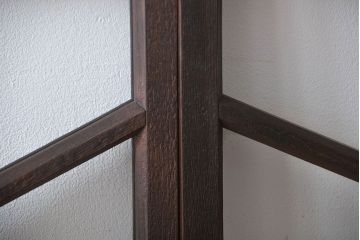 大正ロマン　両開きダイヤガラス扉(窓)