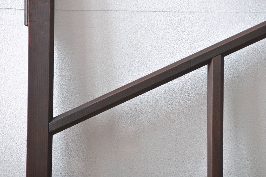 大正ロマン　両開きダイヤガラス扉(窓)