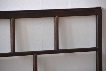 大正ロマン　モダンな背の低いガラス戸2枚セット(窓)(1)