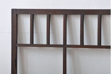 大正ロマン　モダンな背の低いガラス戸2枚セット(窓)(3)