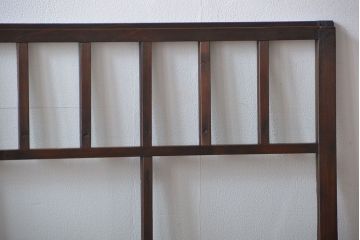 大正ロマン　モダンな背の低いガラス戸2枚セット(窓)(3)