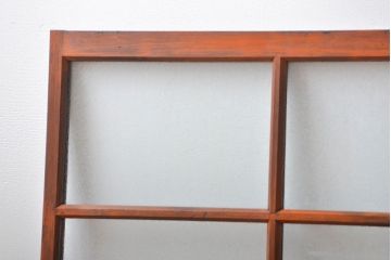 アンティーク グルーチップガラス入りフィックス窓