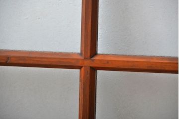 アンティーク グルーチップガラス入りフィックス窓