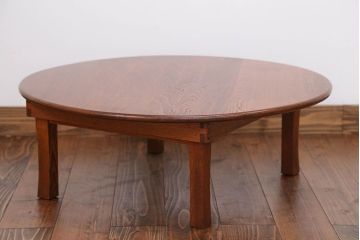 レトロ家具　昭和レトロ　小さなちゃぶ台(3)