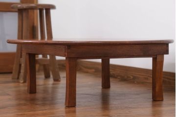 レトロ家具　昭和レトロ　小さなちゃぶ台(3)