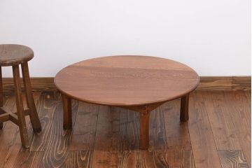 レトロ家具　昭和レトロ　小さなちゃぶ台(3)