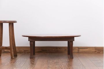 レトロ家具　昭和レトロ　小さなちゃぶ台(4)