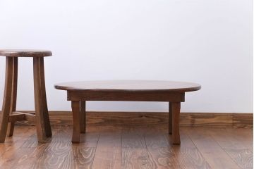 レトロ家具　昭和レトロ　小さなちゃぶ台(5)