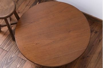 レトロ家具　昭和レトロ　小さなちゃぶ台(5)