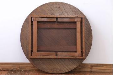 レトロ家具　昭和レトロ　小さなちゃぶ台(5)