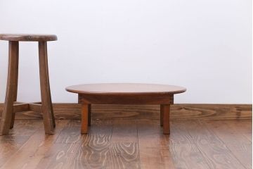 レトロ家具　昭和レトロ　小さなちゃぶ台(6)