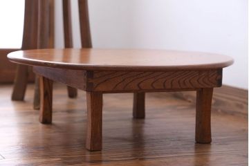 レトロ家具　昭和レトロ　小さなちゃぶ台(6)