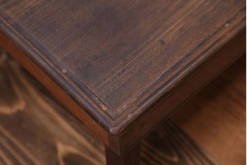 アンティーク家具　和モダン　お洒落な角ちゃぶ台