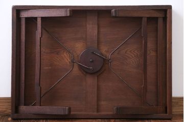 アンティーク家具　和モダン　お洒落な角ちゃぶ台
