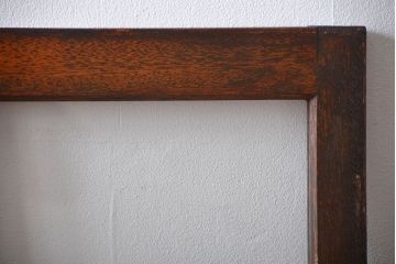 大正ロマン　当時物色ガラス入り!フィックス窓