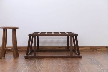 アンティーク雑貨　古民具・骨董  台形こたつやぐら(炬燵櫓)