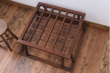 アンティーク雑貨　古民具・骨董  台形こたつやぐら(炬燵櫓)