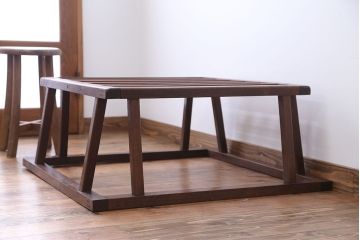 アンティーク雑貨　古民具・骨董  台形こたつやぐら(炬燵櫓)