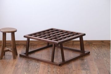 アンティーク雑貨　古民具・骨董  台形こたつやぐら(炬燵櫓)