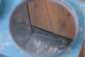 レトロ家具　昭和レトロ　ブリキガラスケース