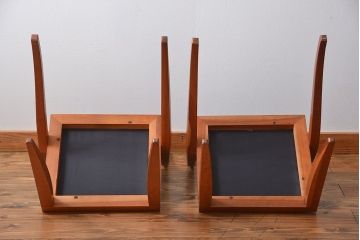 中古　ポラダ(porada)社　アーレキン　ダイニングチェア　2脚セット(定価2脚で約24万円)