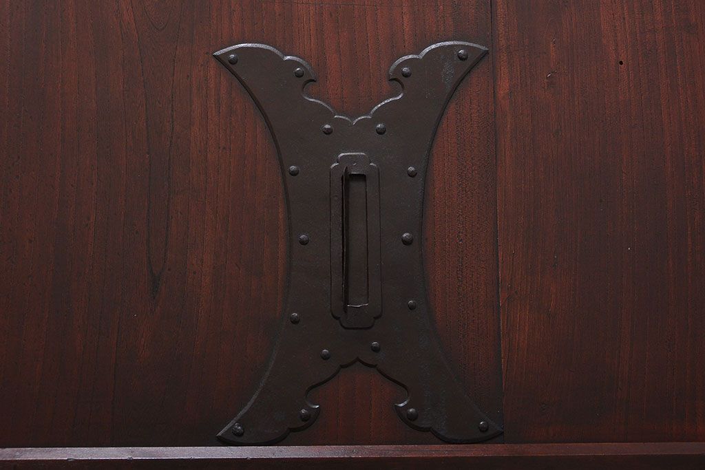 古民具・骨董 蔵戸をリメイクしたダイニングテーブル