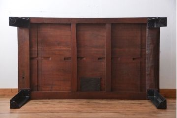 古民具・骨董 蔵戸をリメイクしたダイニングテーブル