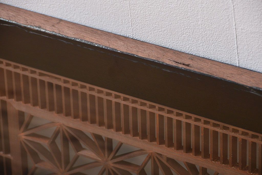 古民具・骨董　ガラス入り書院戸