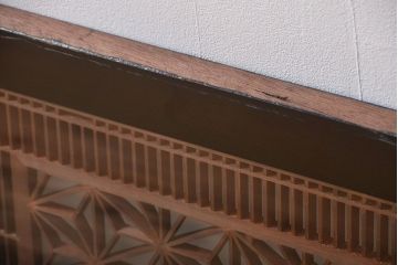 古民具・骨董　ガラス入り書院戸