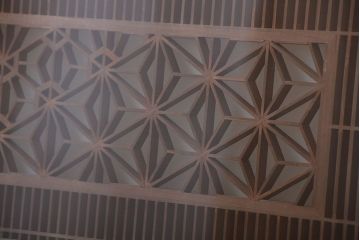 古民具・骨董　ガラス入り書院戸