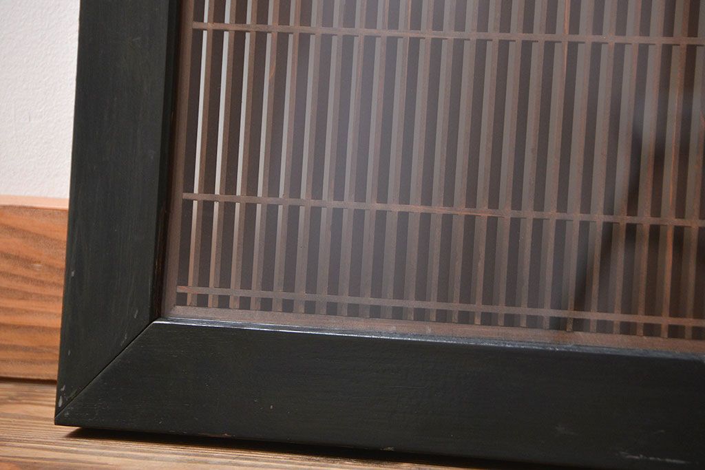 古民具・骨董　ガラス入り書院戸