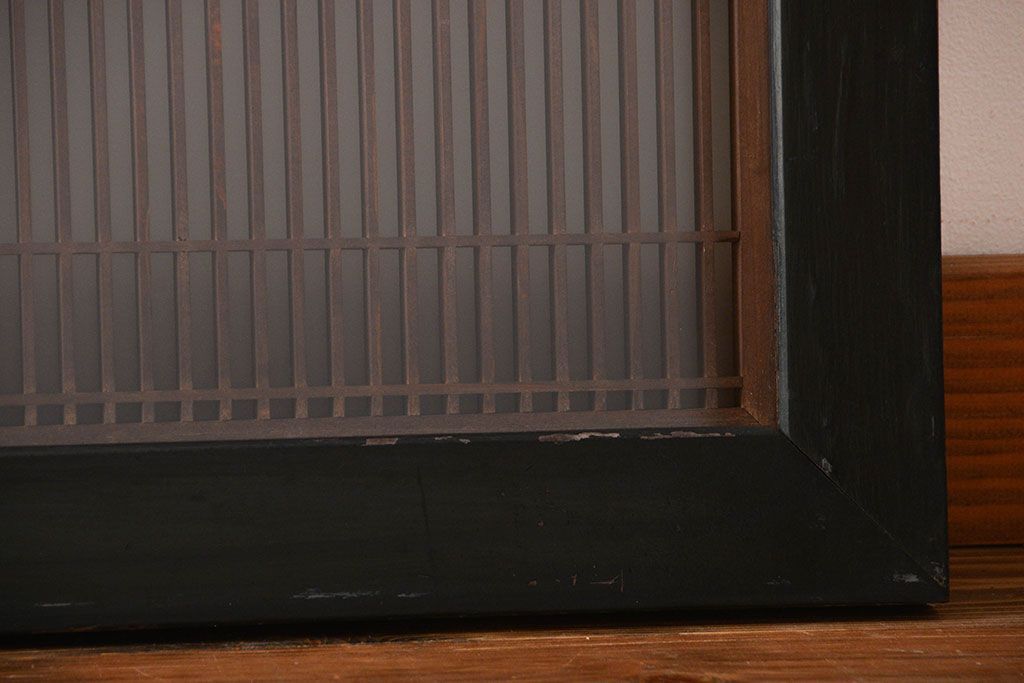 古民具・骨董　ガラス入り書院戸