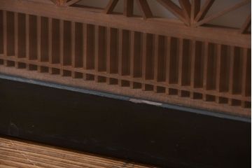 古民具・骨董　ガラス入り書院戸