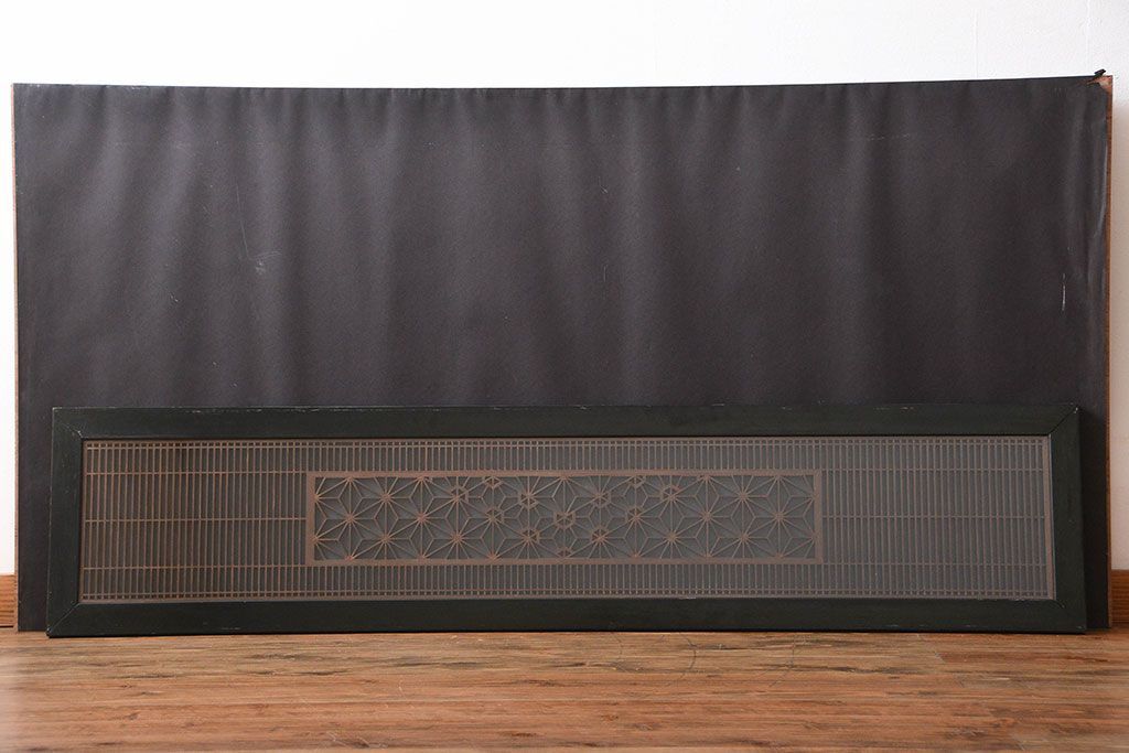 古民具・骨董　ガラス入り書院戸