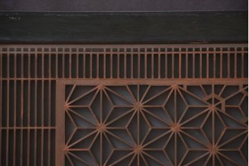 古民具・骨董　ガラス入り書院戸