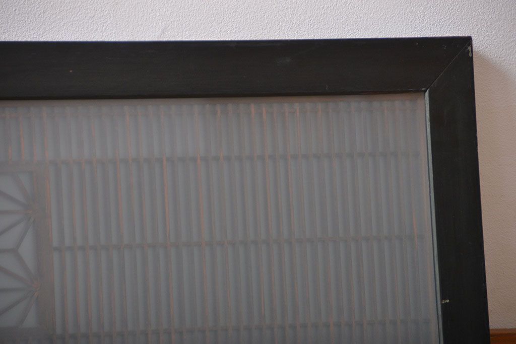 古民具・骨董　ガラス入り書院戸