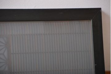 古民具・骨董　ガラス入り書院戸