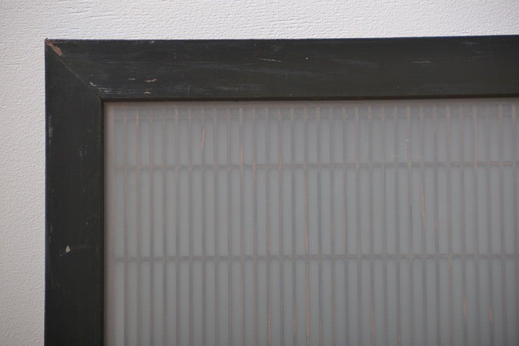 古民具・骨董　ガラス入り書院戸