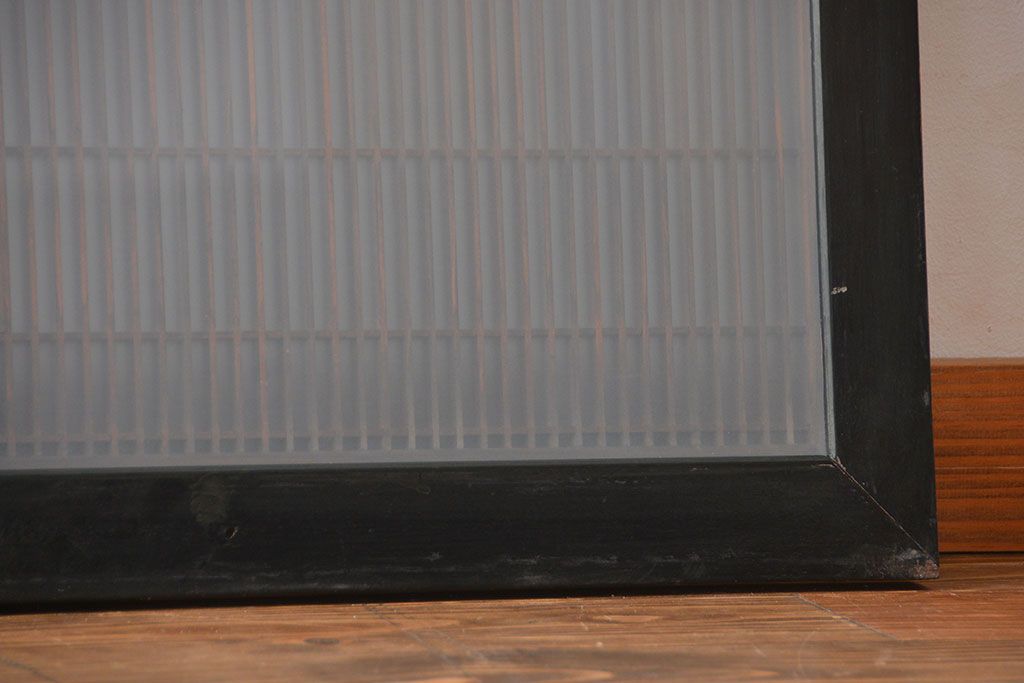 古民具・骨董　ガラス入り書院戸