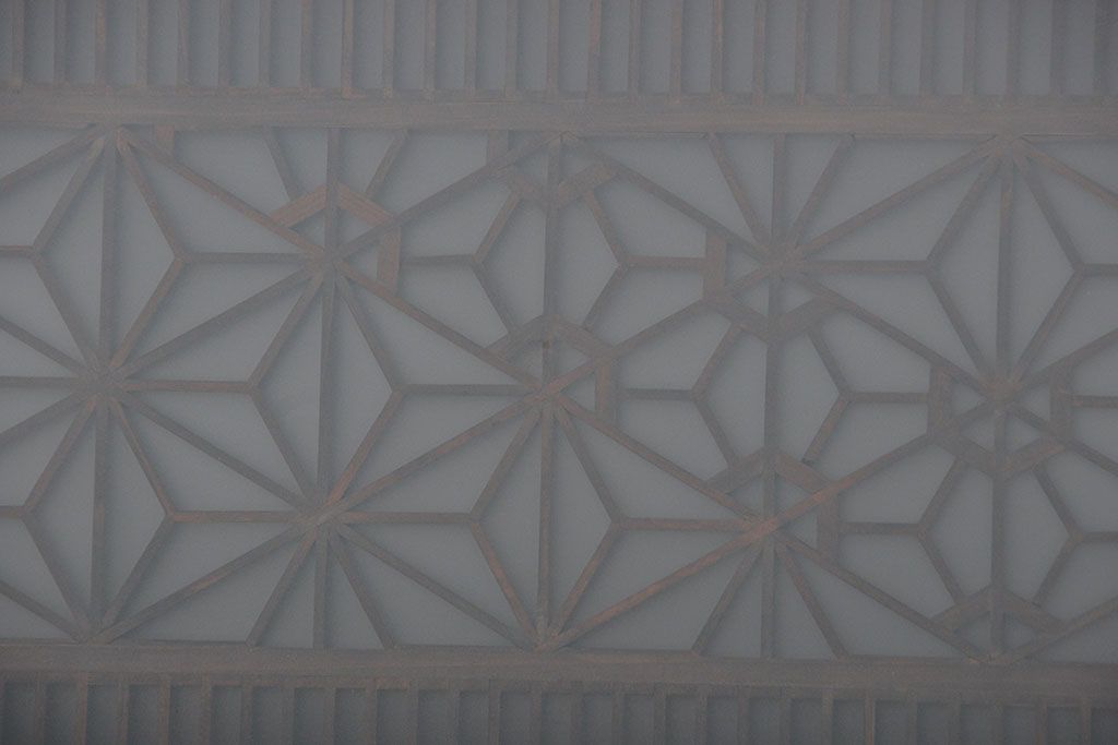 古民具・骨董　ガラス入り書院戸