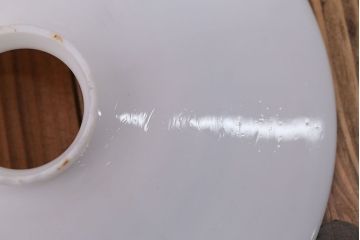 昭和レトロ　平笠照明2個セット(2)