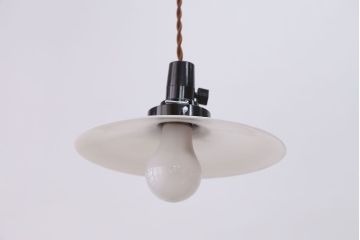 昭和レトロ　平笠照明2個セット(4)