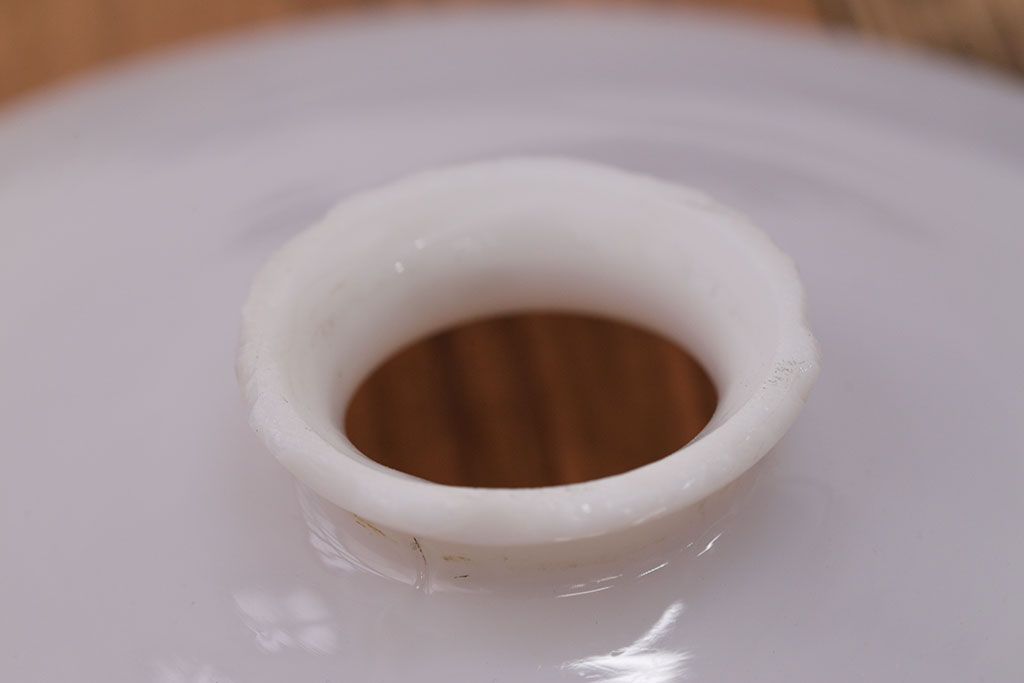 昭和レトロ　平笠照明2個セット(4)