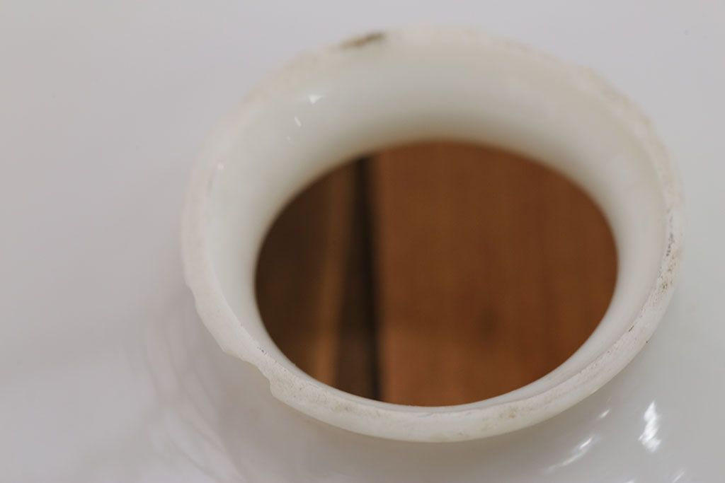 昭和レトロ　平笠照明2個セット(5)