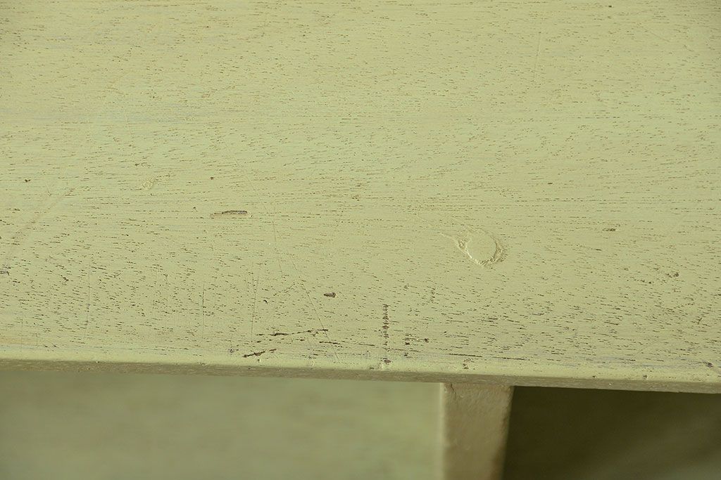 アンティーク家具　 アンティークペイント　小さなマス目棚(2)