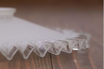 イギリスアンティーク　かわいいフリルシェード照明(4)