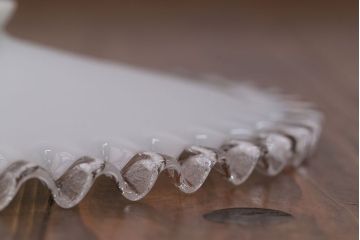 イギリスアンティーク　かわいいフリルシェード照明(5)