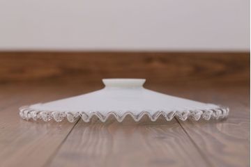 イギリスアンティーク　かわいいフリルシェード照明(5)