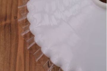 イギリスアンティーク　かわいいフリルシェード照明(6)